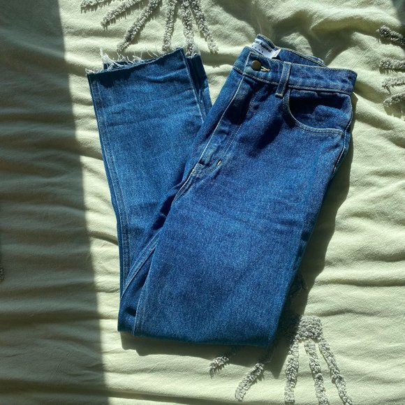 American Apparel, The High-Waist Jean Medium Wash, size 26 with - Picture 3 of 7